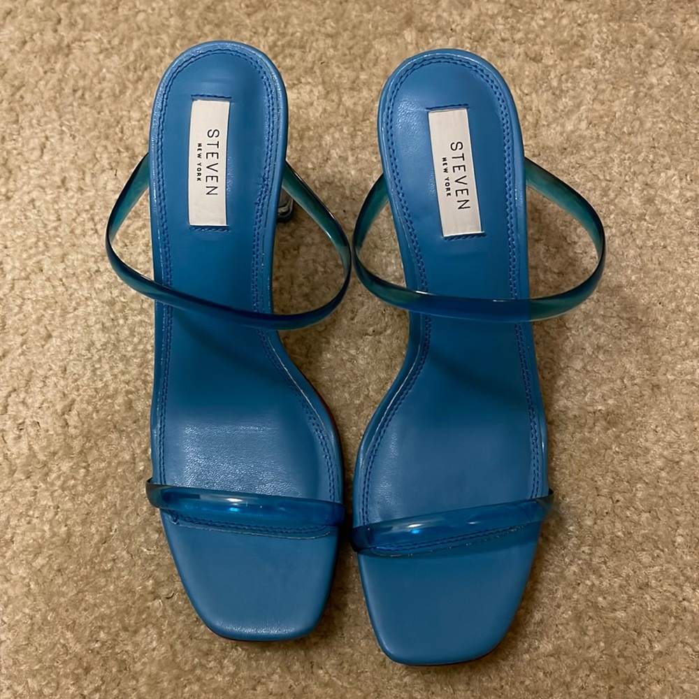 Steven New York Jercy Heels Size 10 Color DK Blue